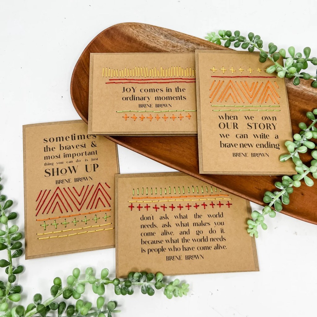 Come Alive -Brene Brown Greeting Cards