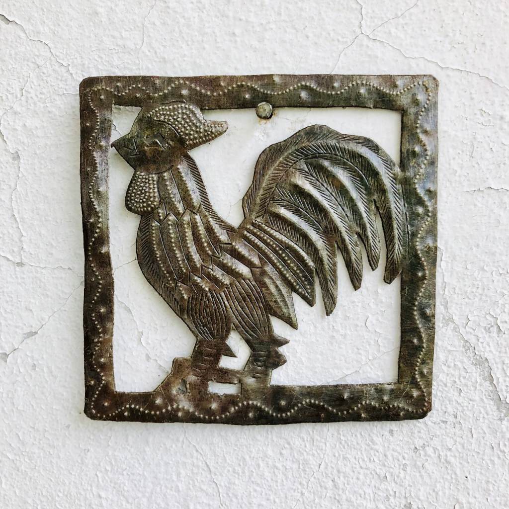 Square Kitchen Rooster