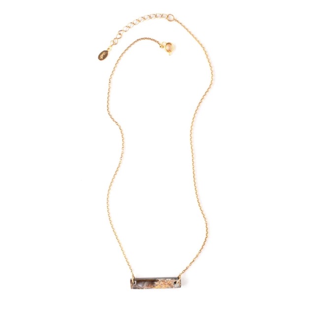 Danielle Horn Bar Necklace