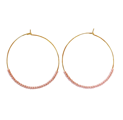 Minimalist Hoops - Blush
