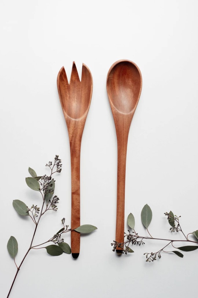 Wooden Salad Servers