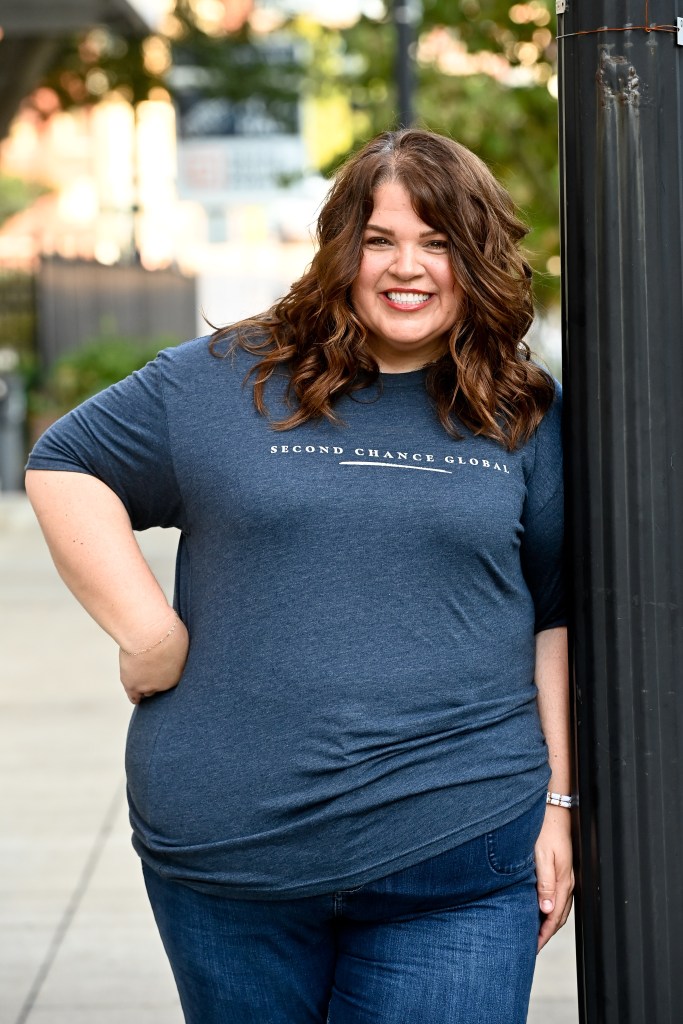 Second Chance Navy Tee