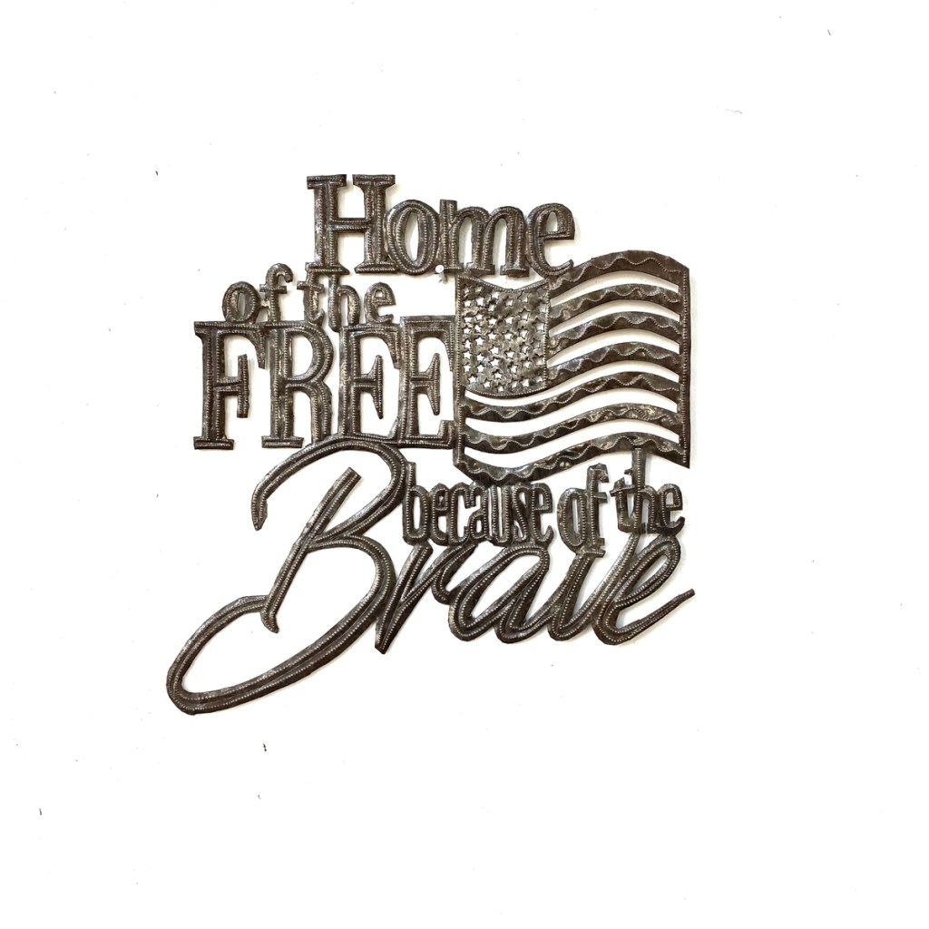 Home of the Free Metal Art