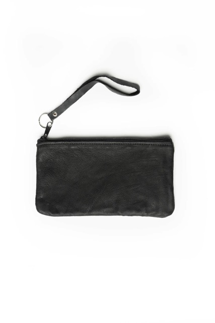 Leather Pouch -Black