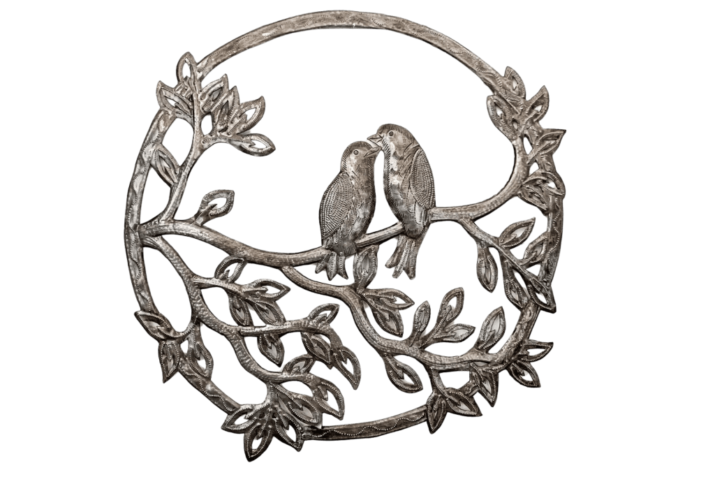 Round Love Birds -Metal